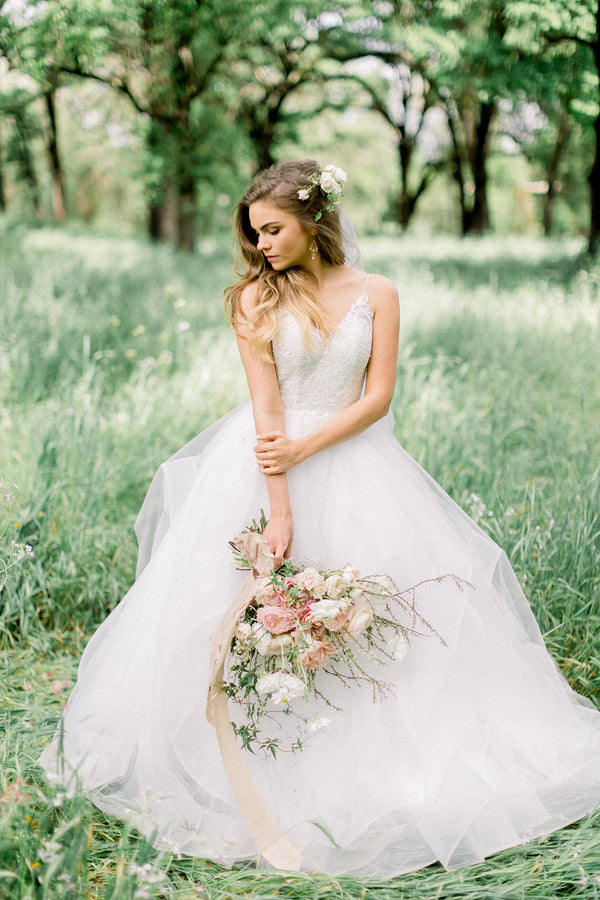 A-line Elegant Forest Wedding Dresses Best Bridal Gowns WD695 Custom Size / As Picture A-line Elegant Forest Wedding Dresses Best Bridal Gowns WD695 Custom Size / As Picture