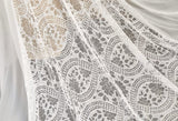 Bohemian Wedding Dresses Lace V Neck Long Beach Bridal Gown-Pgmdress