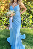 Mermaid Orange Tight Long Prom Dress Formal Gown PSK541-Pgmdress