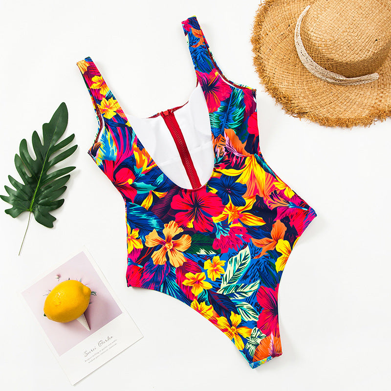 Maillot de bain sexy One Piece Body Push Up Monokini Halter Cross