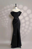 Robe de bal corset rose clair à épaules dénudées, robe de soirée PSK677