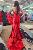 Sweetheart Cut Mermaid Red Long Prom Dress with Slit PSK533-Pgmdress