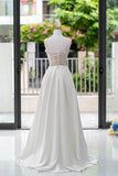 Sweetheart Slim Fit with Pleated Waist Elegant Princess Wedding Dress-Pgmdress