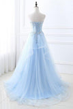 Chic Prom Dresses Sweetheart A-line Floor-length Prom Dress PSK389 - Pgmdress