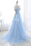 Chic Prom Dresses Sweetheart A-line Floor-length Prom Dress PSK389 - Pgmdress