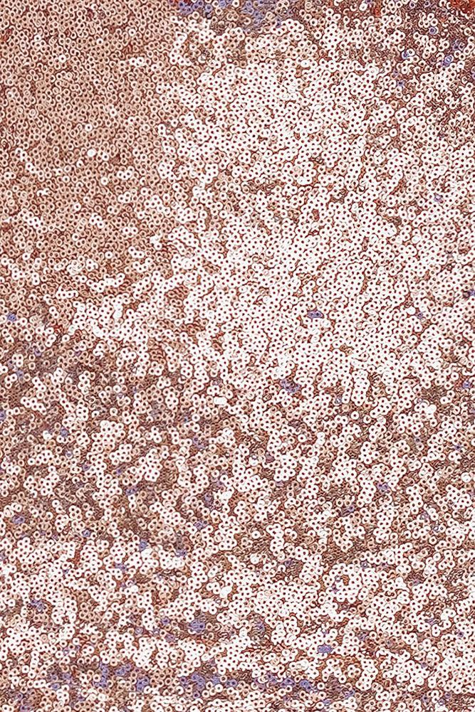 Rose Gold V Neck Spaghetti Straps Sequins Mini Homecoming Dresses PD441 - Pgmdress