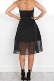 Sleeveless Newest A-line Knee-Length White Strapless Homecoming Dress PD442 - Pgmdress