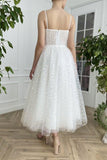 Tulle Sweetheart Straps Short Prom Dress Tea Length Homecoming Dresses PD447 - Pgmdress