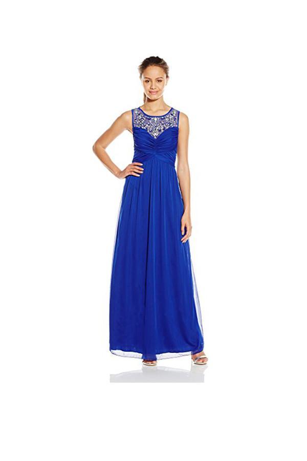 A-line Royal Blue Beading Long Prom Dress Evening Dress PG270 - Pgmdress