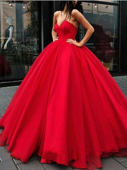 Ball Gown Sweetheart Strapless Black Long Prom Dress PG736-Pgmdress