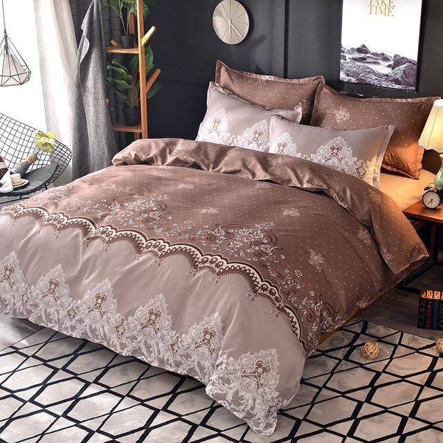 Bohemia Bedding Set 2/3pcs Luxury Lace Duvet Sets Comforter Quilt Cover Covers Single Double Queen King Size No Bed Sheet - Pgmdress