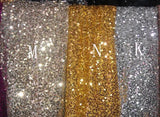 Mermaid V-Neck Backless Gold Sequined Prom Dress with Appliques PG615 - Pgmdress