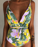 One Piece Swimsuit Backless Bodysuit Brazilian Monokini Swimwear - Pgmdress