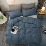 Nordic Duvet Cover White Pink Solid Color Tassel Bedding Set Simple Quilt Cover Single Double Queen King No Bed Sheet Bed Linen - Pgmdress