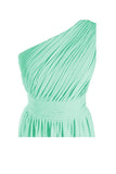 One Shoulder Bridesmaid Dresses Chiffon Prom Evening Dress BD008 - Pgmdress