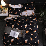 Simple Duvet Cover Sets King Size Bedding Set Unicorn Plaid Quilt Cover Bed Sheet Single Double Queen Nordic Bed Linens - Pgmdress