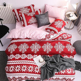 Simple Duvet Cover Sets King Size Bedding Set Unicorn Plaid Quilt Cover Bed Sheet Single Double Queen Nordic Bed Linens - Pgmdress