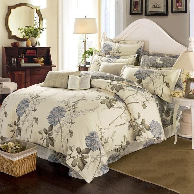 Simple Heart Duvet Cover Sets King Size Bedding Set Floral Star Quilt Cover No Bed Sheet Single Double Queen Nordic Bed Linens - Pgmdress