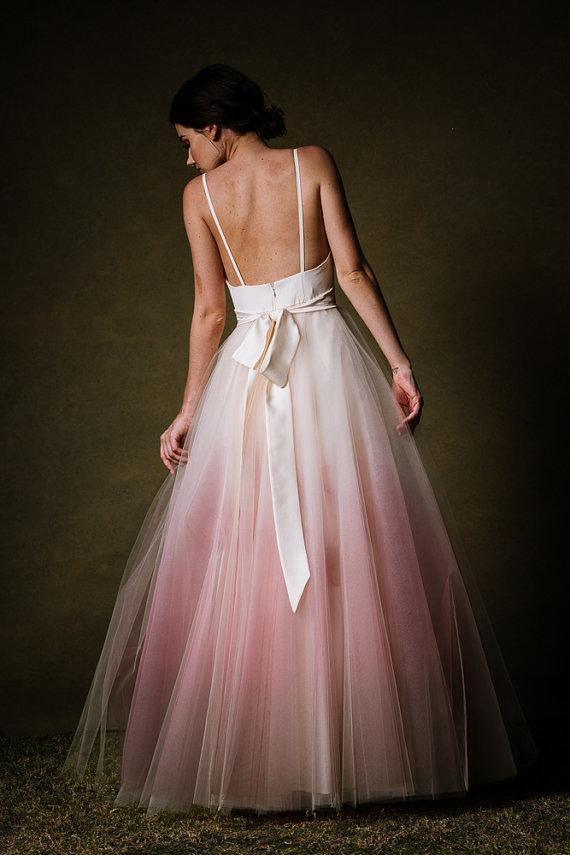 Spaghetti Straps A-line Tulle Floor-length Long Prom/Formal Dress PG837 - Pgmdress