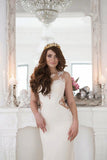 Stunning Mermaid Sleeveless Lace Wedding Dress Zipper Button WD041 - Pgmdress