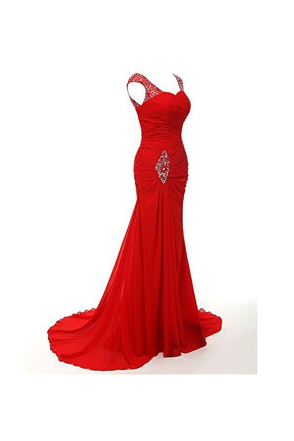 Sweetheart Mermaid Long Prom Gowns Evening Dresses Bridesmaid Dresses BD023 - Pgmdress