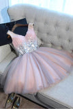 Tüll-Heimkehrkleid, sexy A-Linie, kurzes Ballkleid, Partykleid PD363