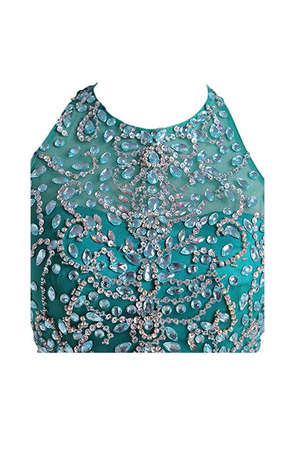 Two Pieces Tulle Short with Beaded Homecoming Dresses PG046 - Pgmdress