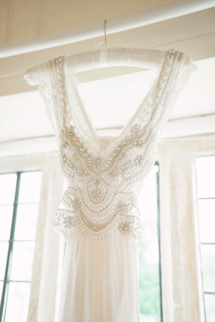 Wedding Dresses Modest Deep V-neck Beach Open Back Bridal Gowns WD539 - Pgmdress