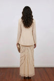 Two Piece Champagne Sequins Sparkly Mother of the Bride Dress-Pgmdress