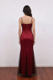 90s Vintage Beaded Prom Dress Sheath Red and Black Party Dress-Pgmdress