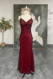 90s Vintage Beaded Prom Dress Sheath Red and Black Party Dress-Pgmdress