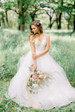 A-line Elegant Forest Wedding Dresses Best Bridal Gowns WD695