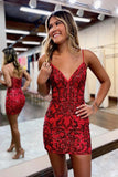Bodycon Spaghetti Straps Royal Blue Homecoming Dress Party Dress
