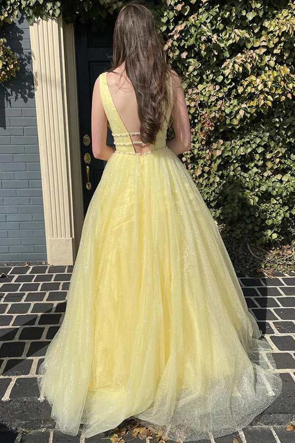 maxi tulle prom dress Sheer-Corset Strapless Long Tulle Prom Dress -PromGirl Dusty Rose / 2