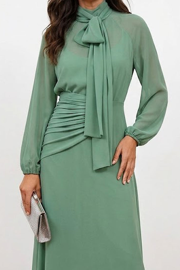 sage green mother of the bride dress Berylove Women Mermaid Sequined Applique V Neck Maxi Wedding Guest Dress, Green / US18W Wedding Dress For Sage Color