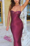 Spaghetti Straps Sequin Sexy Prom Dress Formal Gown with Lace Up-Pgmdress