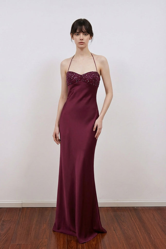 Spaghetti Straps Sequin Sexy Prom Dress Formal Gown with Lace Up-Pgmdress