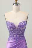 Sparkly Light Blue Sequined Tight Corset Short Homecoming Dress