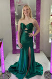 Sparkly Mermaid Sweetheart Hot Pink Prom Dress With Beading PSK722-Pgmdress