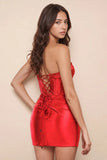 Sweetheart Satin Mermaid Royal Blue Short Homecoming Dress