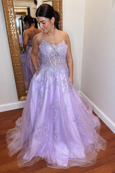 light pink tulle dress Princess Strapless Light Pink Prom Dress with Flowers, Pink / 0