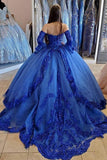 Ball Gown Detachable Long Sleeves Quinceanera Dresses Wedding Dresses PSK308 - Pgmdress