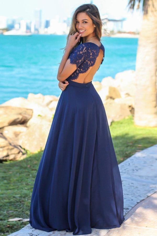 Chiffon Sweetheart Neckline A-line Bridesmaid Dresses With Appliques BD099 - Pgmdress