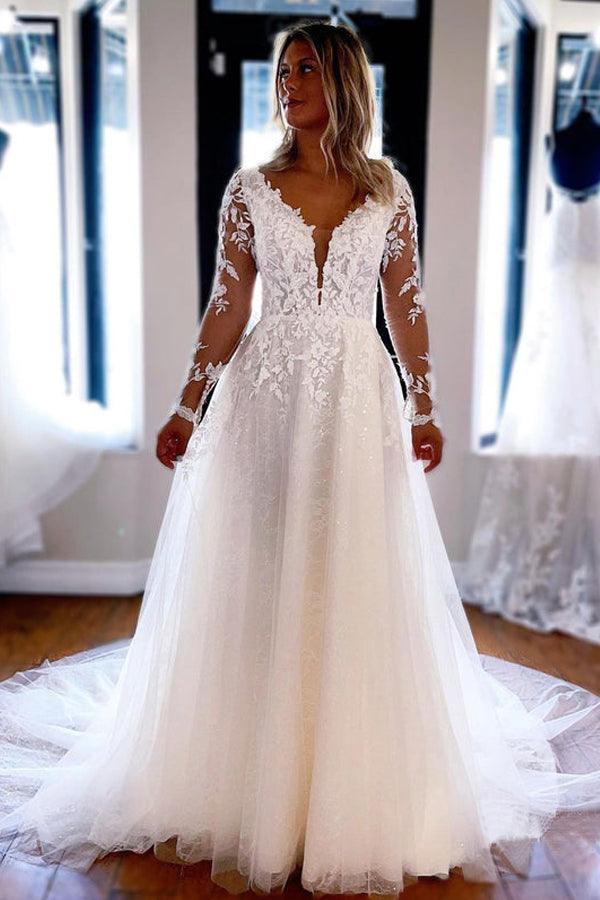 Elegant Lace V-Neck A-Line Flower Girl Dresses With Belt Elegant Lace V-Neck A-Line Flower Girl Dresses With Belt