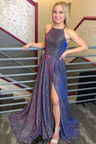 Hot Selling Backless Navy Blue Long Prom Dresses Formal Dresses PSK281 - Pgmdress