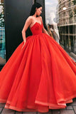 Organza Ball Gowns Prom Dresses Sweetheart Evening Dresses PG709 - Pgmdress