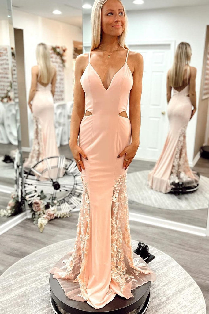 Sweet Pink Prom Dress Antique Modest Beauty Long Prom Dresses PSK118 - Pgmdress