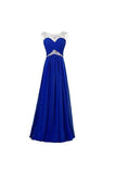 A-Linie Chiffon-Brautjungfern-Abend-, Party-, Abschlussball- und Ballkleid PG256