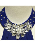 A-line Halter Crystal Floor-Length Evening/Prom Dress PG383 - Pgmdress
