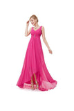 A-line High Quality Chiffon V-back Prom Dresses Evening Dresses PG252 - Pgmdress